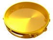 gold tambourine
