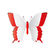 Illustration: High resolution conceptual white paper butterfly High resolution conceptual white paper butterfly