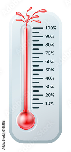 Vector: Bursting Thermometer Bursting Thermometer