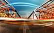 A historic bridge at Shanghai bund night