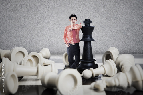 Photo: Chess winner business concept Chess winner business concept