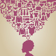Vector: Head the girl clothes2 Head the girl clothes2