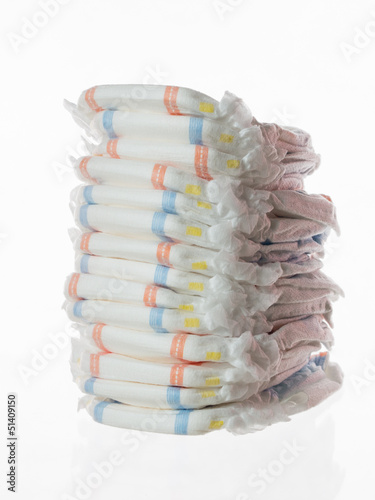 Photo: Pile of diaper 1 Pile of diaper 1