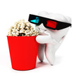 3d rendered toon character - funny tooth
