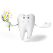 Illustration: 3d rendered toon character - funny tooth 3d rendered toon character - funny tooth