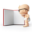 3d rendered toon character - cute baby