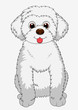 Cute dog cartoon