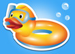 Schwimm Ente Vektor Grafik