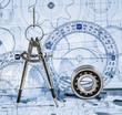 Technical drawings with the bearing