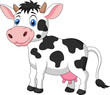 Cute cow cartoon