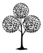 Abstract tree, outline