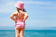 little girl on beach