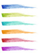 Vektor: paint brush strokes, vector set paint brush strokes, vector set