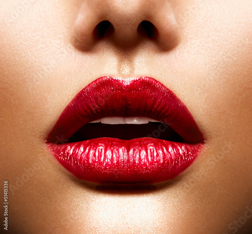 Photo: Sexy Lips. Beauty Red Lips Makeup Sexy Lips. Beauty Red Lips Makeup