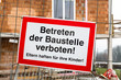 Baustelle, Betreten Verboten
