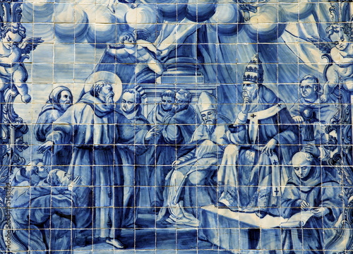 Photo: Azulejos on Capela das Almas in Porto, Portugal Azulejos on Capela das Almas in Porto, Portugal