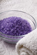 Photo: bath salt with towel bath salt with towel
