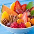 Obstsalat mit Pecannüssen