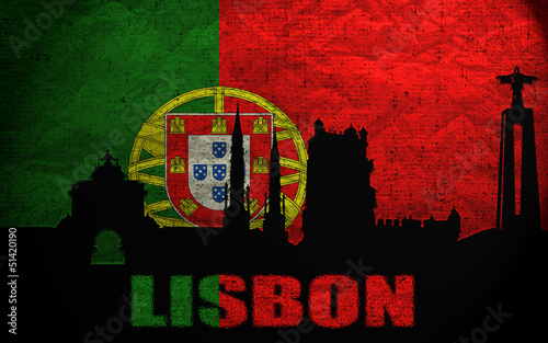 Illustration: View of Lisbon View of Lisbon