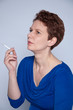 smoking wife