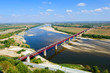Road bridge over the river