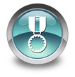 Light Blue Glossy Pictogram "Award Medal"