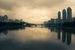 smog over Shing Mun river