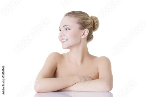 Photo: Portrait of a beautiful happy woman Portrait of a beautiful happy woman
