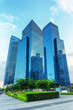 Photo: Skyscrapers in financial district of Singapore Skyscrapers in financial district of Singapore