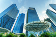 Photo: Skyscrapers in financial district of Singapore Skyscrapers in financial district of Singapore