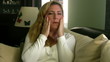 Woman having headache