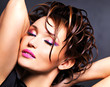Beautiful Saxy Woman With Brig...