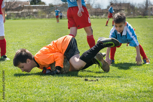 Photo: Soccer goalie Soccer goalie