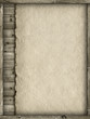 Ilustración: Template - paper sheet and wooden boards Template - paper sheet and wooden boards