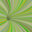 3d render tunnel pipe in green yellow