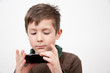 Photo: Boy With Cellphone 2 Boy With Cellphone 2