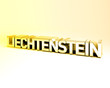 3D Country Text of LIECHTENSTEIN