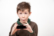 Photo: Boy With Cellphone 3 Boy With Cellphone 3
