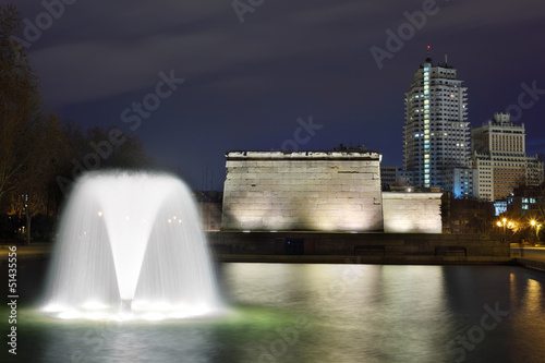 Photo: Fountain at night Fountain at night