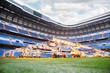 Lighting system for growing grass and lawn at empty stadium
