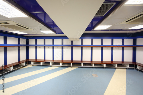 Photo: Cloakroom in Stadium Cloakroom in Stadium