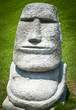 Ancient stone statues called moai