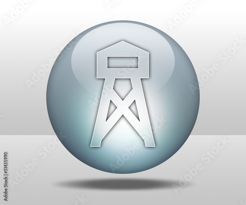 Illustration: Hovering Sphere Button "Lookout Tower" Hovering Sphere Button "Lookout Tower"