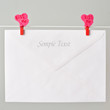 letter on the clothesline