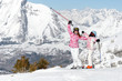 Ski jeune en station