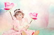 Cute baby girl clothing in pink dress