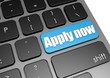 Apply now with black keyboard