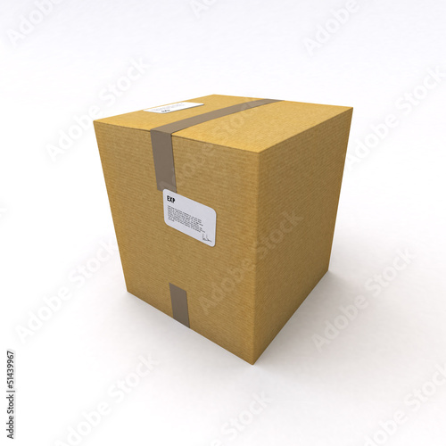 Illustration: Cardboard box Cardboard box