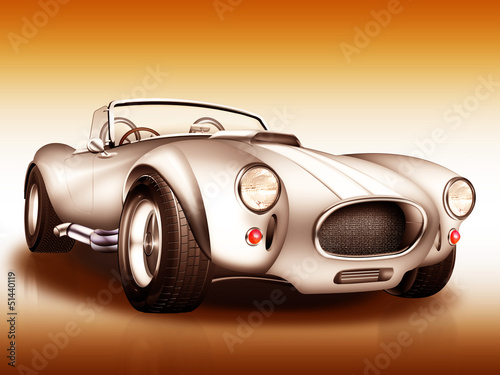 Illustration: Luxussportwagen der Extraklasse Luxussportwagen der Extraklasse