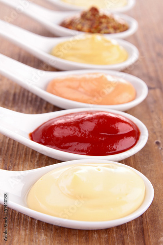 Photo: assorted of sauce assorted of sauce